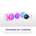 مبرد NZXT Kraken Elite 420mm AIO سائل أبيض RGB thumbnail 3