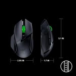 ماوس Razer Basilisk V3 X HyperSpeed 18000 DPI Dual-Mode 9-Button RGB أسود thumbnail 9