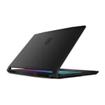 MSI Katana 15 HX B14WFK-600XAE, Intel Core i7-14650HX, RAM 16GB, SSD 512GB, NVIDIA RTX 5060 8GB, 15.6 Inch FHD IPS 144Hz, Black thumbnail 3