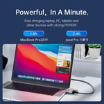 كيبل Orico USB-C إلى USB-C 40Gbps 1.5m أسود thumbnail 11