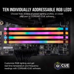 Corsair Vengeance RGB Pro SL 32GB (2x16GB) DDR4 3200MHz C16 Black thumbnail 5