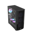 DarkFlash DF2100 Mid-Tower ATX Case Black Tempered Glass thumbnail 3