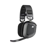 سماعات Corsair HS80 RGB Dual-Mode Spatial Audio أسود thumbnail 1