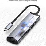 محول LDNIO DS-56H USB-C إلى متعدد المنافذ مع 100W PD و HDMI وقارئ SD/TF thumbnail 8