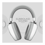 سماعات Galax HOF Maestro H1 7.1 Surround RGB USB مع ميكروفون أبيض مطفي thumbnail 4