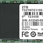 SSD Transcend MTE115 500GB NVMe M.2 2280 PCIe Gen3x4 thumbnail 3