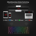 Redragon K530 Pro Draconic 60% Mechanical Keyboard Dual-Mode RGB thumbnail 5