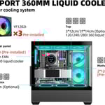 SAMA SV02 Mid-Tower ATX Case Black Tempered Glass thumbnail 2