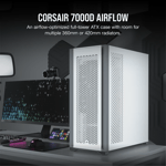 كيس Corsair 7000D Full Tower أبيض زجاج مقسى thumbnail 3