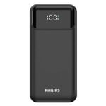 باور بانك Philips DLP1922CB 10000mAh 22W USB-A إلى USB-C أسود thumbnail 4