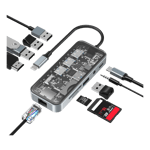 محول Airsky 10 في 1 Type-C متعدد الوظائف HC-87 thumbnail 1