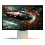 شاشة Samsung Odyssey G90XF 27″ 3840x2160 165Hz IPS ألعاب فضي thumbnail 4