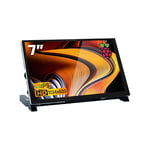 شاشة Temp Monitor 7 انج 1024x600 60Hz IPS لمس USB-C أسود thumbnail 4