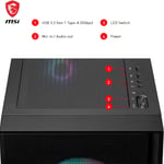 كيس MSI MAG Forge 320R Mid-Tower Airflow أسود thumbnail 6