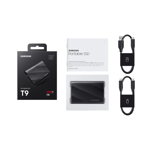 هارد خارجي Samsung T9 4TB USB 3.2 Gen 2x2 أسود thumbnail 2