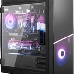 كيس MSI MPG SEKIRA 500X Full-Tower ATX أسود زجاج مقسى thumbnail 4