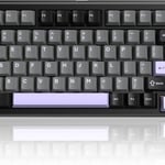 Magegee Captain75 75% Mechanical Keyboard, Purple, Aluminum Case, Blueberry Switch, RGB thumbnail 1