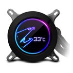 مبرد Gigabyte AORUS AIO سائل 240mm RGB أسود thumbnail 3