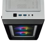 Corsair iCUE 220T RGB Airflow Mid-Tower ATX Case White Tempered Glass thumbnail 7