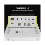 كيس Corsair 5000D iCUE Airflow Mid-Tower White thumbnail 5