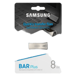 Samsung BAR Plus 8GB USB 3.2 Flash Drive Metal Design thumbnail 4