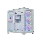 RAPTOR Gilgamesh Mid-Tower ATX Case White Tempered Glass thumbnail 8