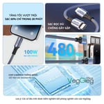 كيبل VegGieg USB-C إلى USB-C 1.2m thumbnail 3