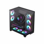 GAMEMAX Infinity Plus Mid-Tower ATX Case Black Tempered Glass thumbnail 8