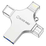 Black Wolf 4-in-1 64GB Flash Drive thumbnail 4