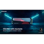 SSD Samsung 990 Pro 1TB NVMe M.2 PCIe 4.0 مع Heatsink thumbnail 4