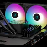 مبرد DeepCool LD360 360mm AIO Liquid ARGB أسود thumbnail 4