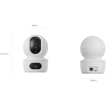 EZVIZ TY7 Dual-Lens 4MP Indoor Smart Wi-Fi Camera, Color Night Vision, AI Human Detection, 360° Panoramic View thumbnail 4