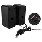 Kisonli X9 USB Speaker Black Stereo Sound thumbnail 3