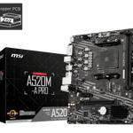 MSI A520M-A PRO AM4 Micro-ATX DDR4 Motherboard thumbnail 1