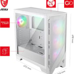 كيس MSI MAG Forge 320R Mid-Tower ATX أبيض thumbnail 13