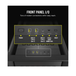 كيس Corsair 5000D iCUE Airflow Mid-Tower ATX Black thumbnail 5