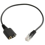 محول Avetron كيبل 2 x 3.5mm إلى RJ9 سماعات thumbnail 1