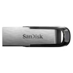 SanDisk Ultra Flair 128GB USB 3.0 Flash Drive Silver thumbnail 3