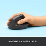 ماوس Logitech Lift Vertical Ergonomic 4000 DPI لاسلكي وردي thumbnail 28
