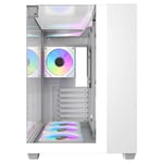 DarkFlash TH285 Mid-Tower ATX Case White Tempered Glass thumbnail 5