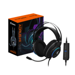 سماعات Gigabyte AORUS H1 USB مع ميكروفون أسود thumbnail 1