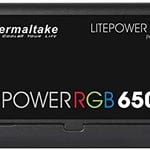 باور سبلاي Thermaltake Litepower RGB 650W 80+ Bronze غير مودولار أسود thumbnail 4