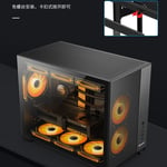 كيس Huntkey F820 Mid-Tower ATX أسود زجاج مقوى thumbnail 12