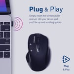 ماوس Promate Cursor EZGrip 1600 DPI لاسلكي أحمر thumbnail 14