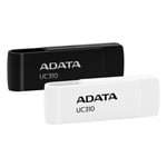 فلاش ADATA UC310 64GB USB 3.2 Gen1 Capless Swivel أبيض thumbnail 7