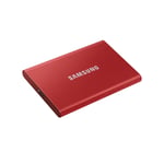 هارد خارجي Samsung T7 500GB USB 3.2 أحمر thumbnail 1