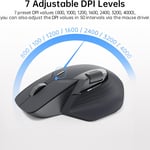 Rapoo MT760 Wireless Mouse 4000 DPI Black thumbnail 10