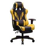 Raptor RGC-100 Gaming Chair - Black & Yellow thumbnail 5