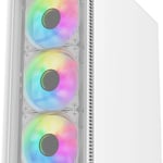 SAMA M-ATX Mini-Tower Case White Tempered Glass thumbnail 7