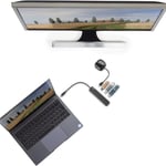 محول USB Hama 5-Port USB-C مع HDMI 4K وشحن USB-C PD thumbnail 5